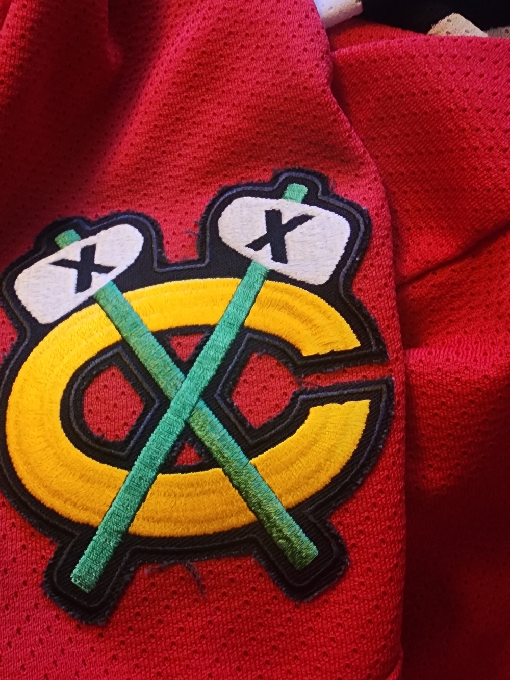 CCM Red Black White Men’s Hockey Sweater Jersey - Picture 5 of 8